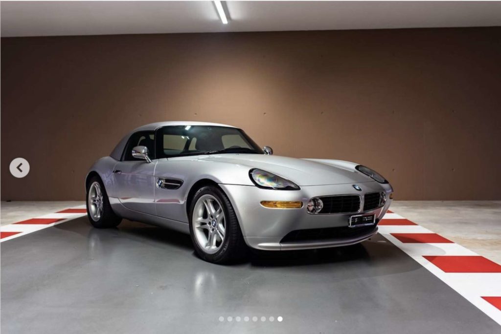 Vettels 2002 BMW Z8 Roadster. Credit: TomHartleyJunior/Instagram