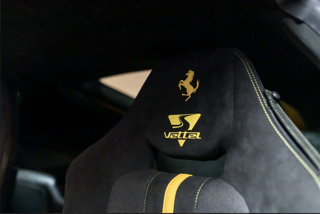 Vettels Ferrari F12 TDF Credit: Tom Hartley jr