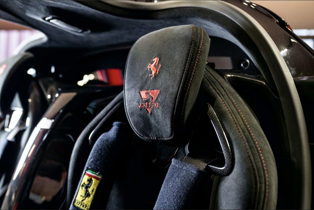 Vettels LaFerrari. Credit: Tom Hartley jr