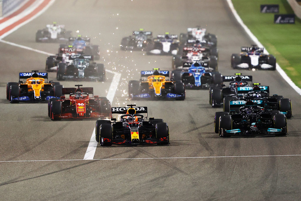 Formel 1 Bahrain Grand Prix Start 2021