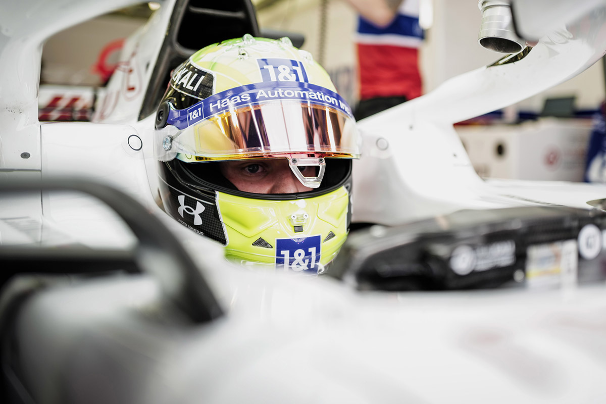 Formel 1 Mick Schumacher Bahrain 2021 Cockpit
