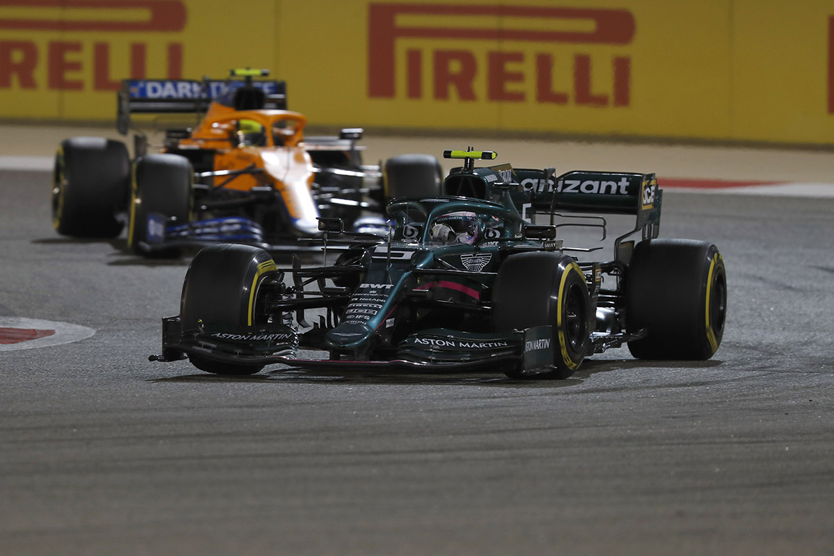 Formel 1 Vettel Bahrain GP 2021 Aston Martin