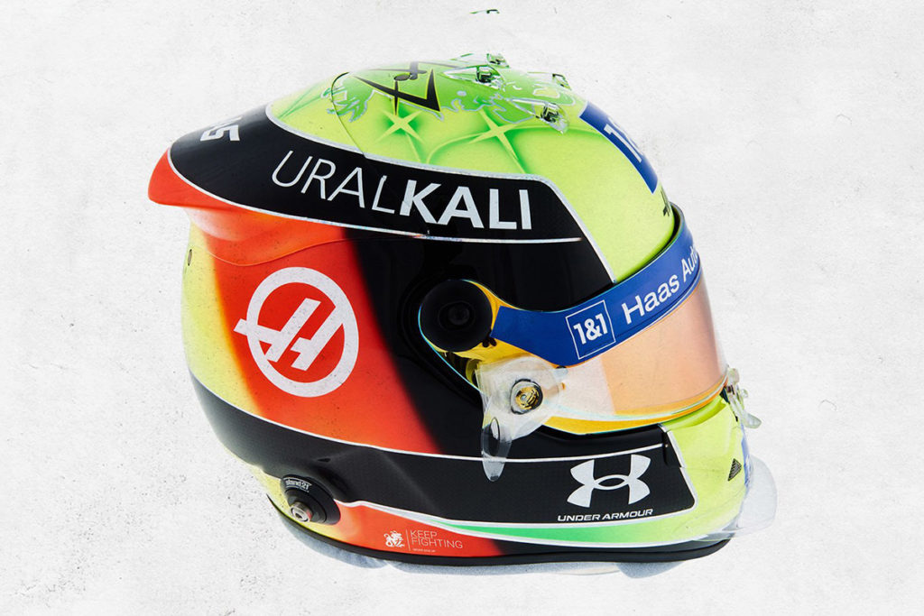 Formel 1 Helme 2021 Mick Schumacher Helm