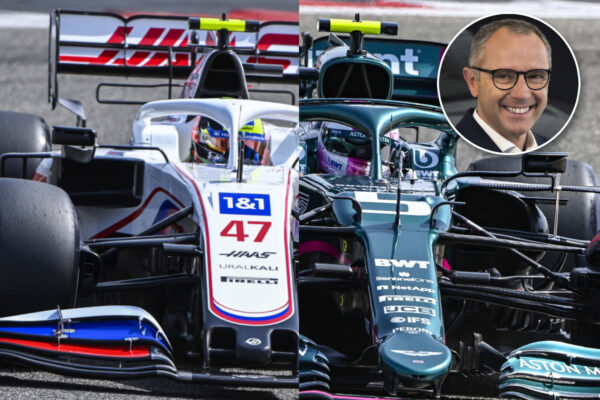 Credit: Haas; Aston Martin; Lamborghini