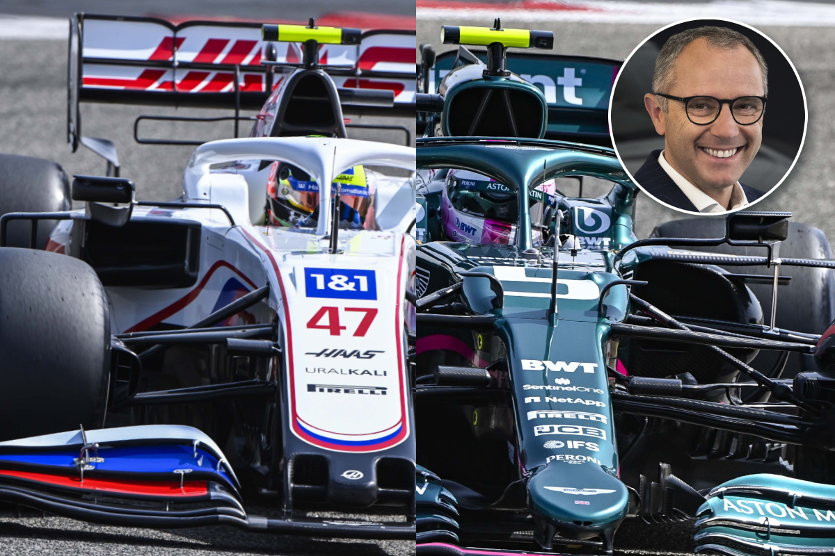 Credit: Haas; Aston Martin; Lamborghini