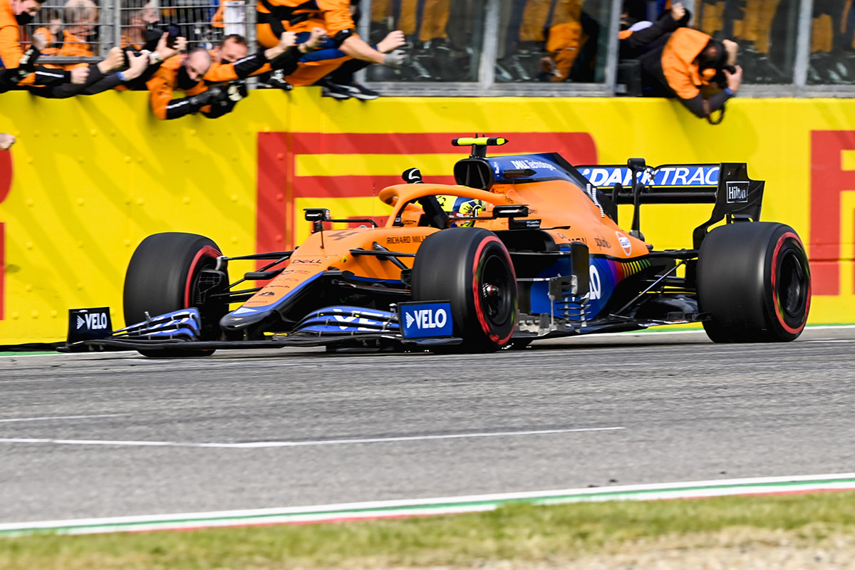 Formel 1 Lando Norris McLaren Imola GP 2021