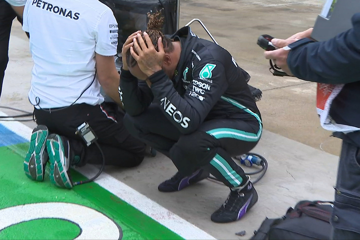 Formel 1 Lewis Hamilton Mercedes Imola GP 2021