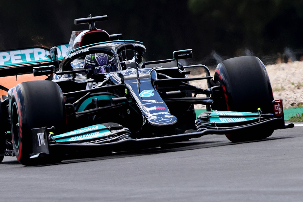 Formel 1 Lewis Hamilton Mercedes Portugal GP 2021 FP2