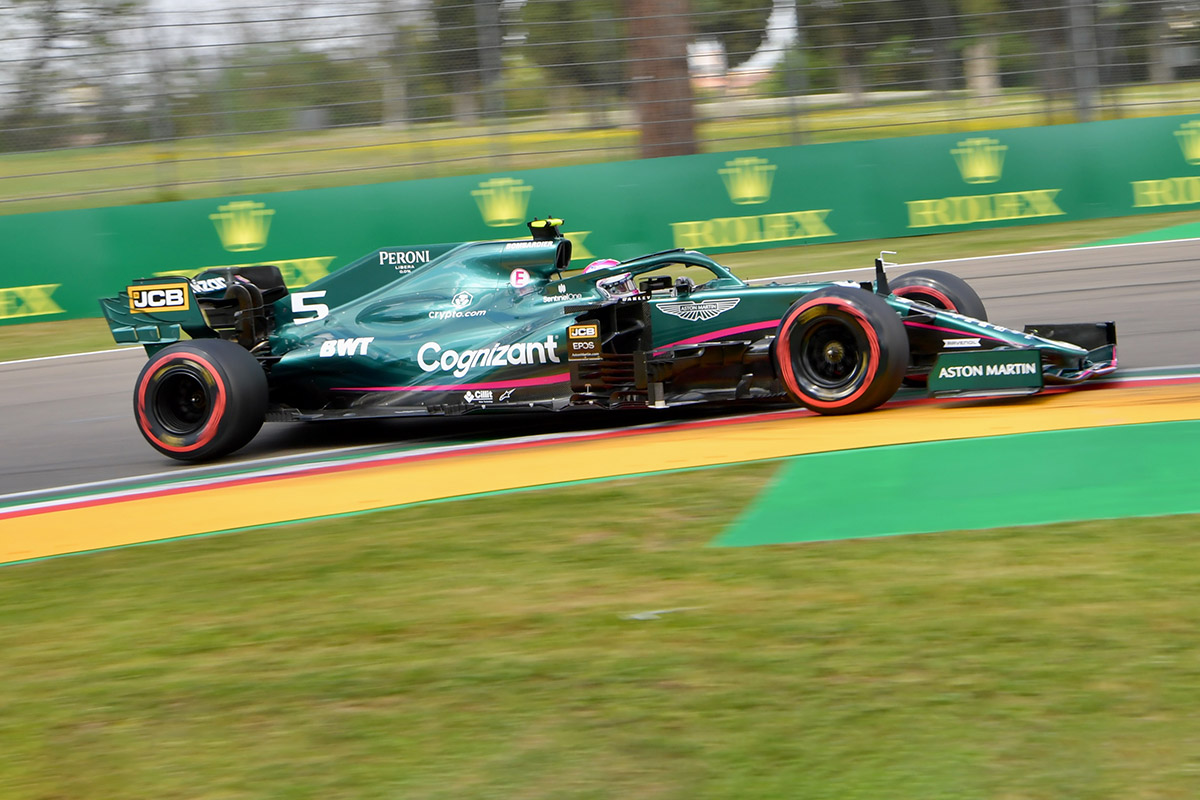 Formel 1 Sebastian Vettel Imola 2021 Quali