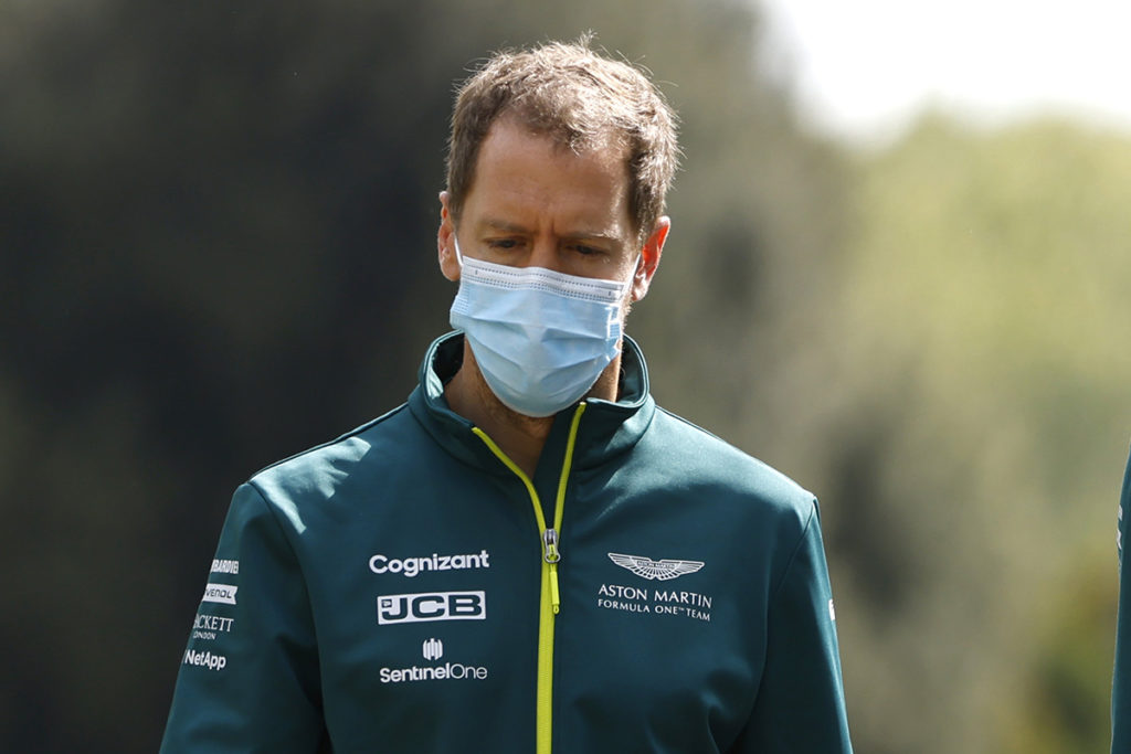 Formel 1 Sebastian Vettel Aston Martin Imola GP 2021