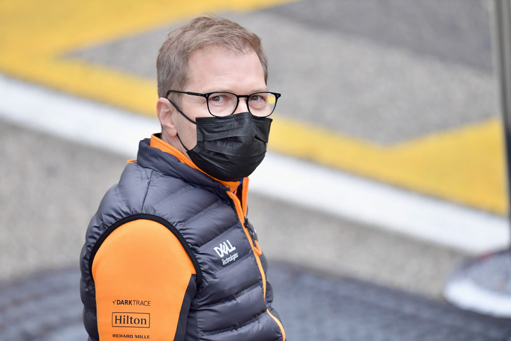 Formel 1 Seidl McLaren Imola 2021