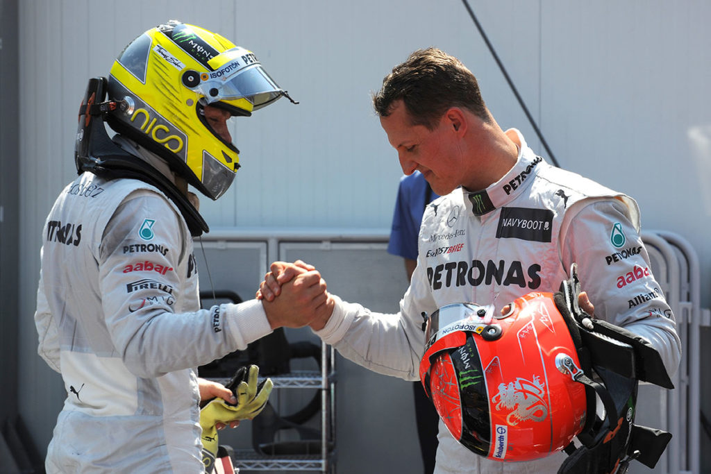 Formel 1 Michael Schumacher Nico Rosberg Monaco 2012
