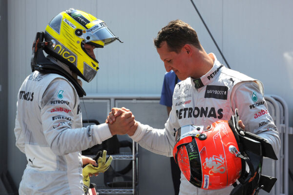 Formel 1 Michael Schumacher Nico Rosberg Monaco 2012
