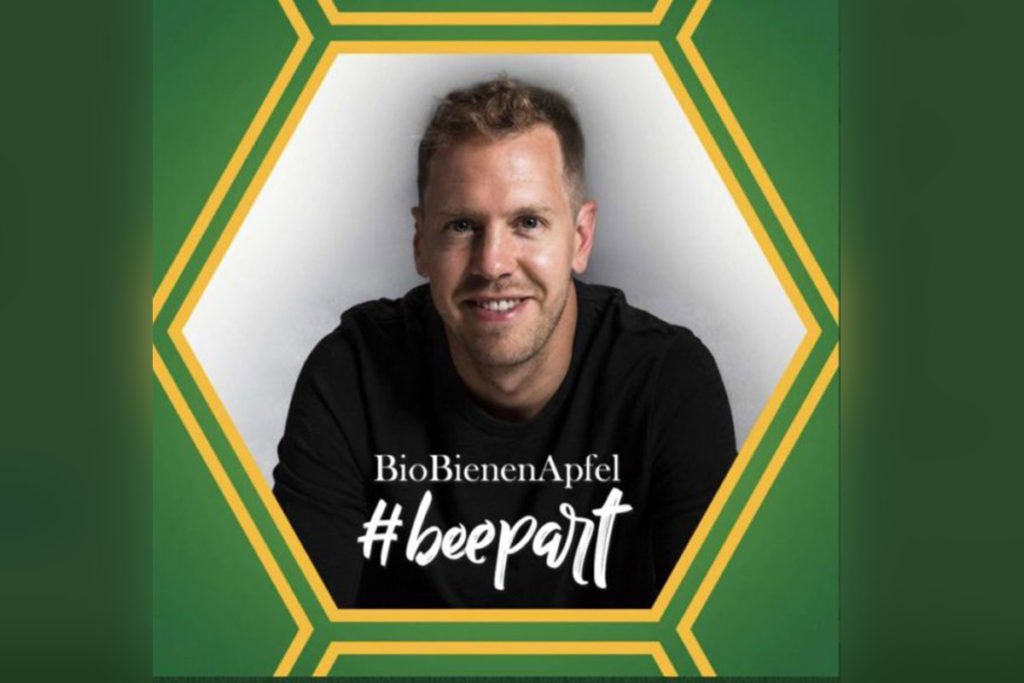 Sebastian Vettel BioBienenApfel Formel 1