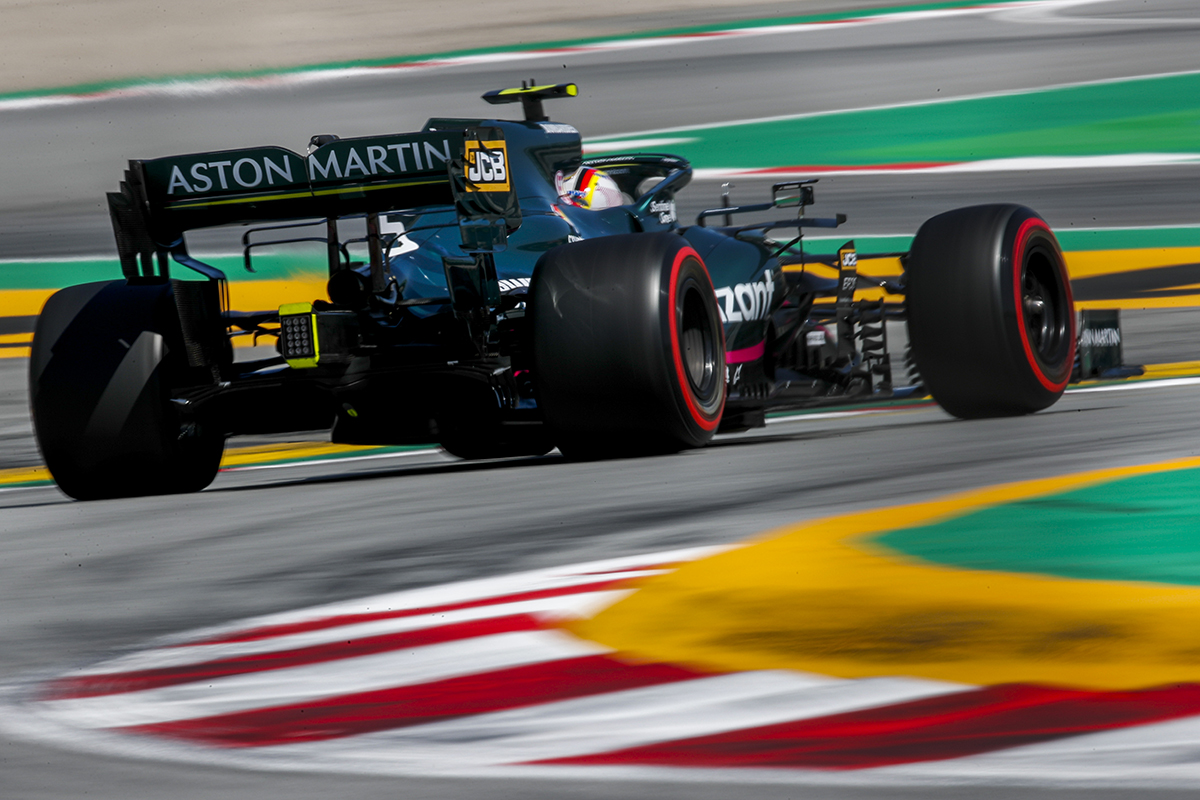 Formel 1 Sebastian Vettel Aston Martin Spanien GP 2021 Rennen