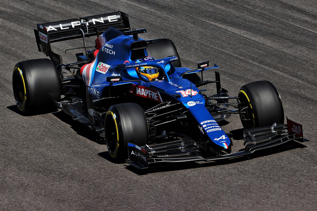 Formel 1 Fernando Alonso Alpine Portugal GP 2021