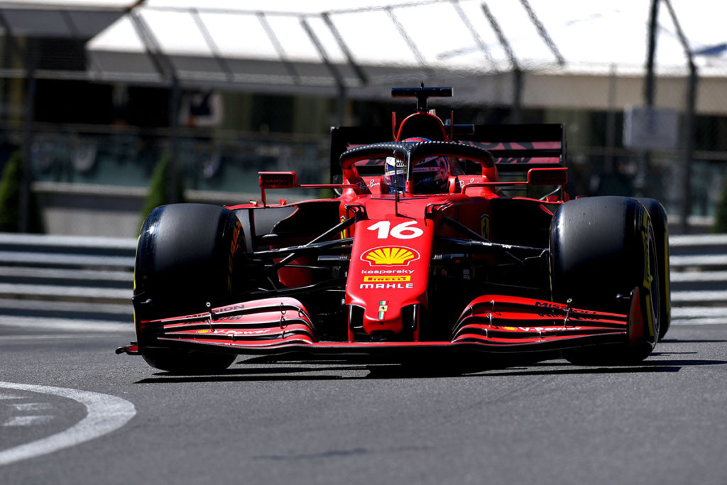 Formel 1 Ferrari Leclerc Monaco GP 2021