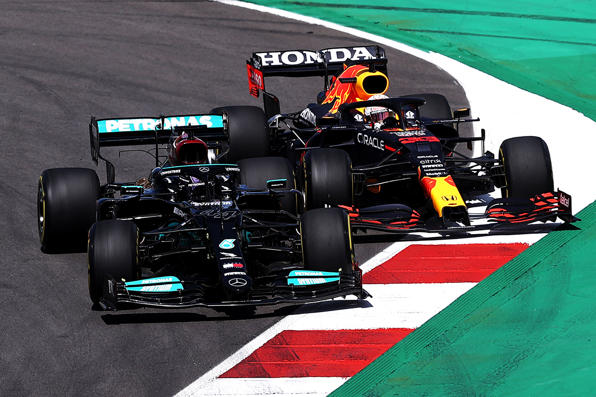 Formel 1 Max Verstappen Lewis Hamilton Mercedes Red Bull Portugal GP 2021