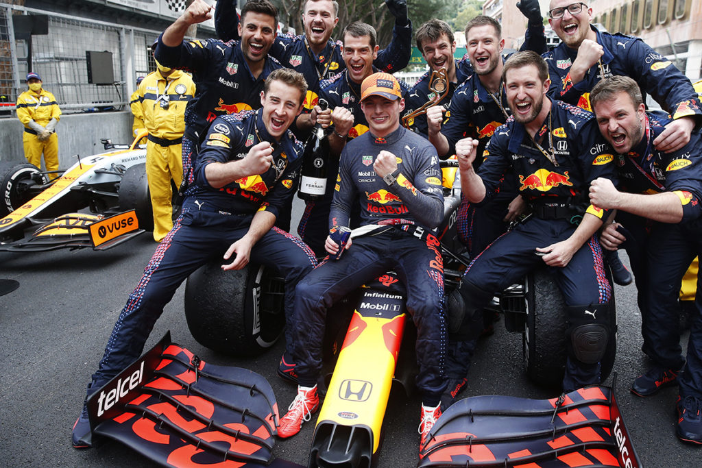 Formel 1 Max Verstappen Red Bull WM Stand Monaco GP 2021