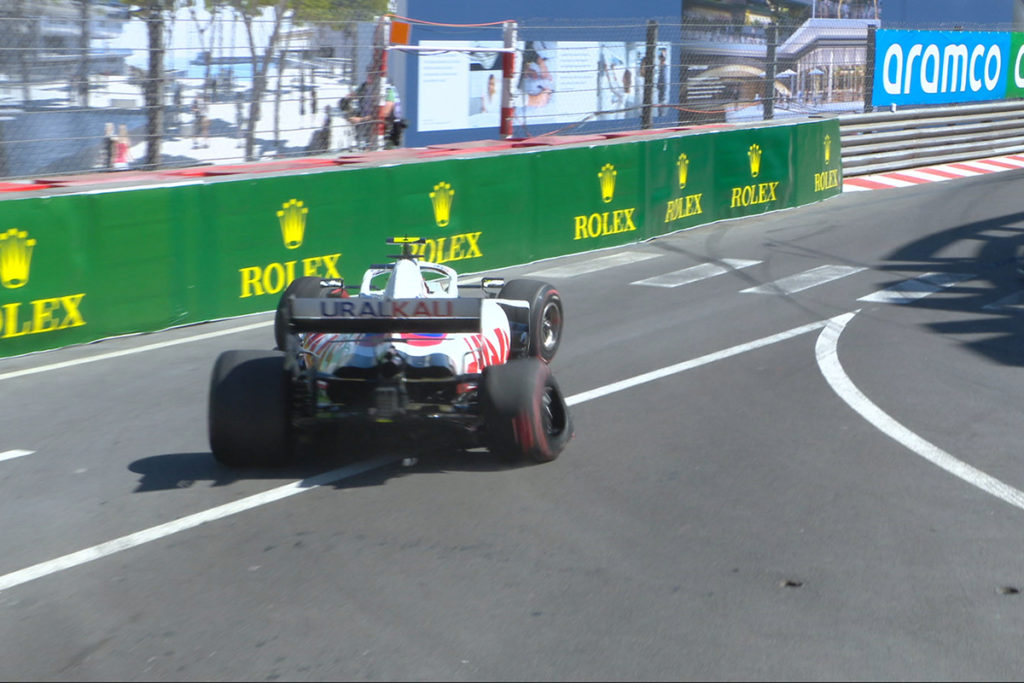 Formel 1 Mick Schumacher Haas Monaco GP 2021 Crash FP2