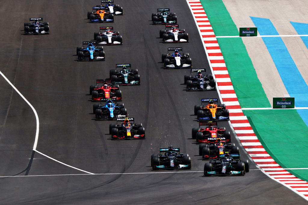 Formel 1 Portugal GP 2021 Start