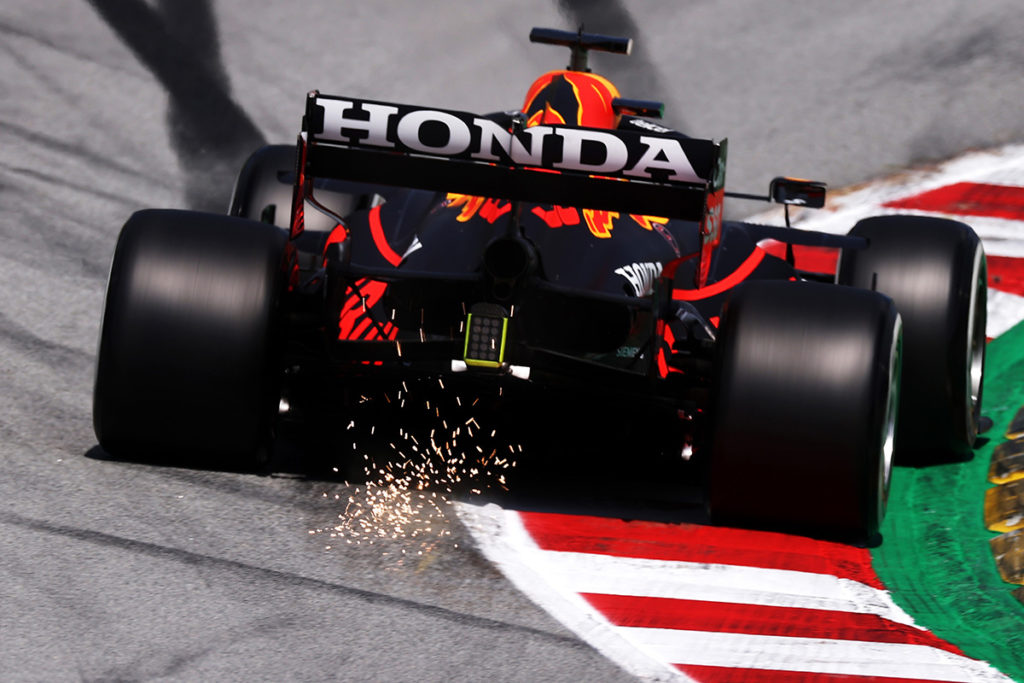 Formel 1 Red Bull Max Verstappen 2021 Heck