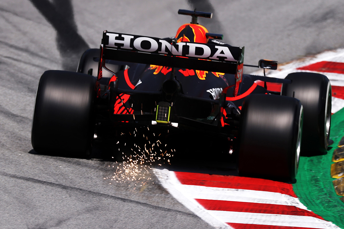 Formel 1 Red Bull Max Verstappen 2021 Heck