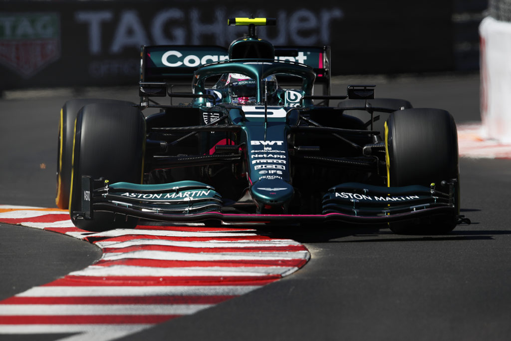 Formel 1 Sebastian Vettel Aston Martin Monaco GP 2021