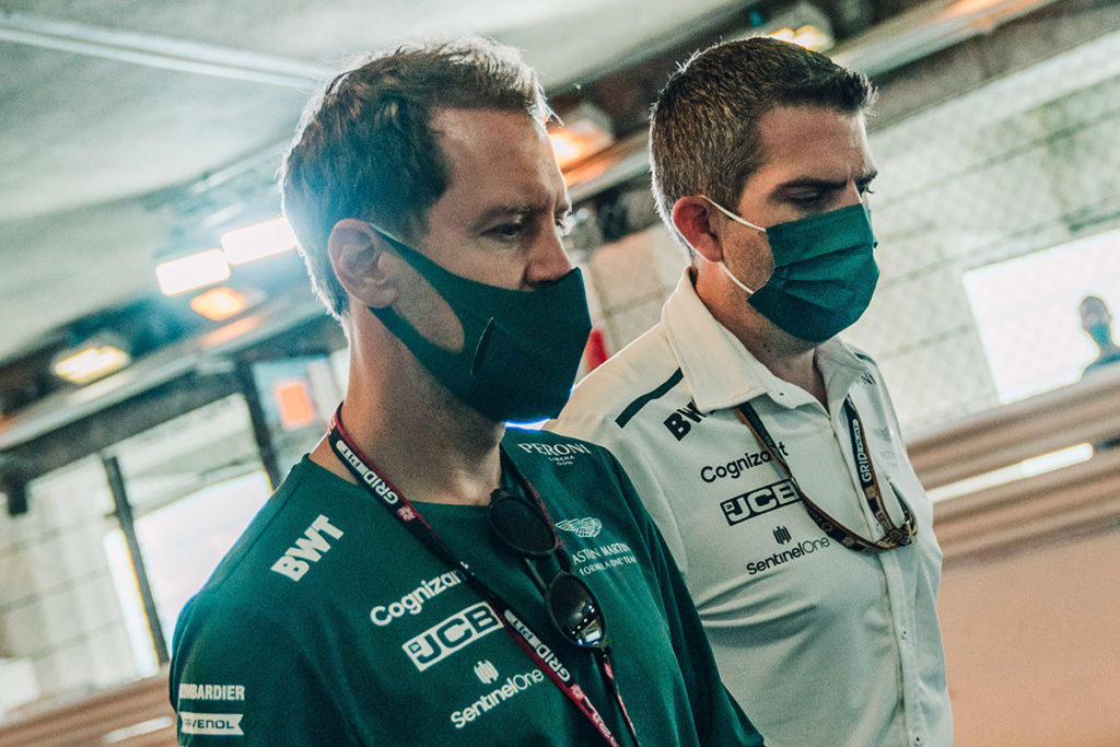 Formel 1 Sebastian Vettel Aston Martin Monaco Trackwalk 2021