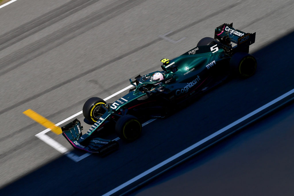 Formel 1 Sebastian Vettel Aston Martin Spanien GP 2021 Quali