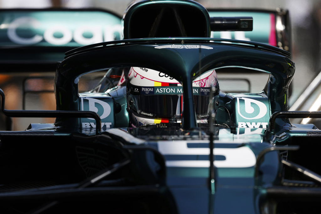 Formel 1 Sebastian Vettel Aston Martin Spanien GP 2021 Quali