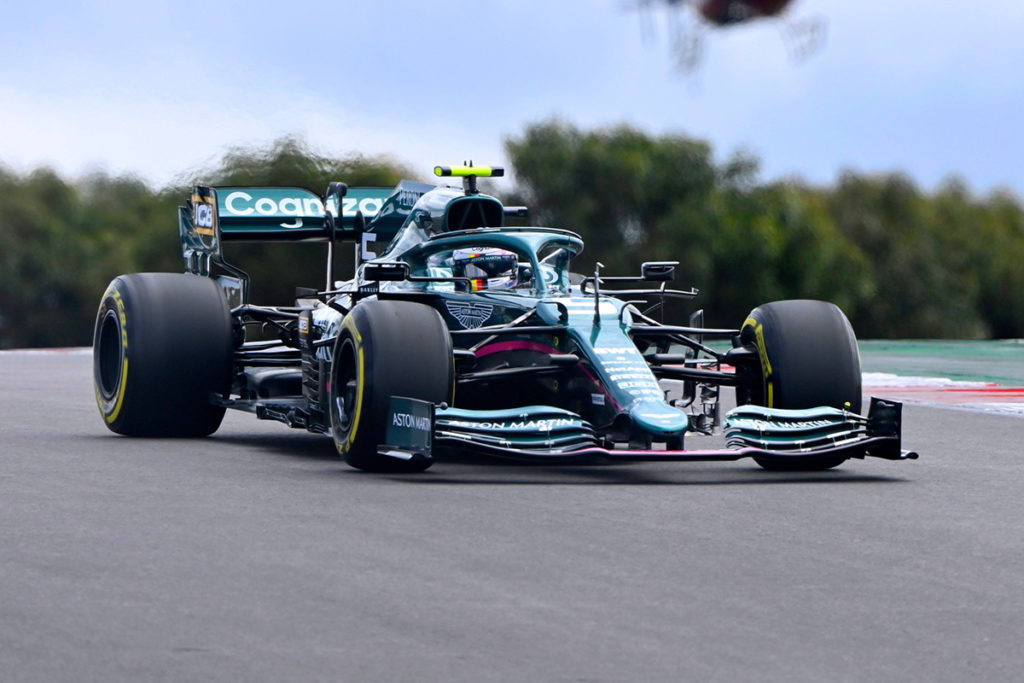 Formel 1 Sebastian Vettel Portugal GP Rennen