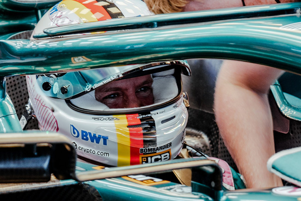 Formel 1 Aston Martin Sebastian Vettel Portugal GP Quali 2021