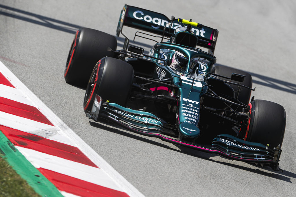 Formel 1 Sebastian Vettel Aston Martin Spanien GP 2021 Quali