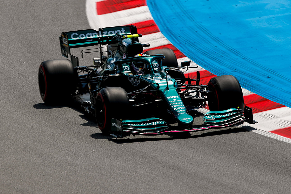 Formel 1 Sebastian Vettel Aston Martin Spanien GP 2021 Rennen