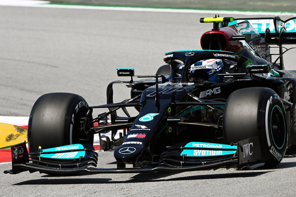 Formel 1 Valtteri Bottas Mercedes Spanien GP 2021 FP1