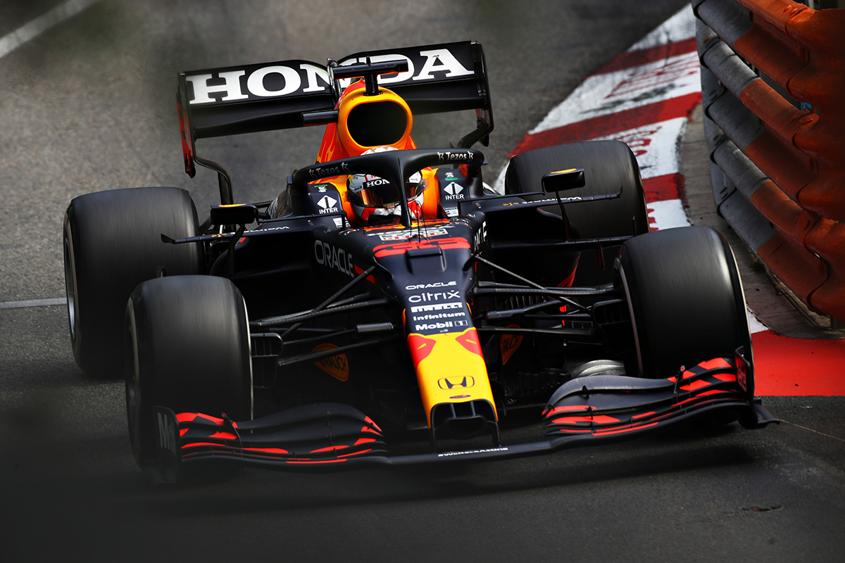Formel 1 Monaco GP Start Max Verstappen Red Bull 2021