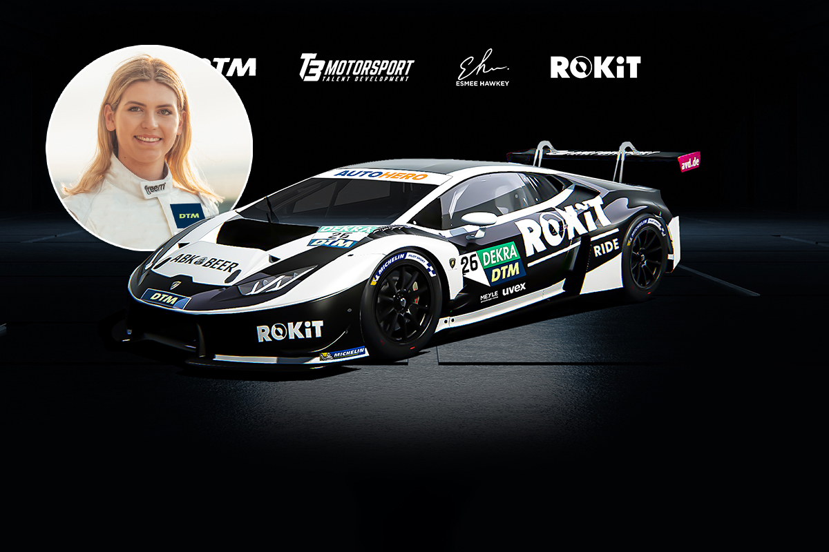 Esmee Hawkey DTM 2021 Lamborghini Huracan GT3 T3 Motorsport