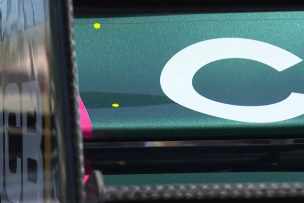 Formel 1 FIA Heckflugel Markierung Aserbaidschan GP