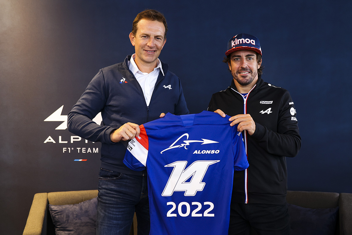 Formel 1 Fernando Alonso Alpine 2022