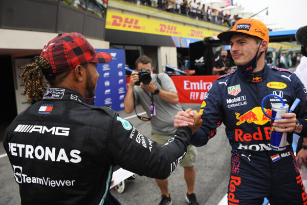 Formel 1 Max Verstappen Red Bull Lewis Hamilton Mercedes 2021 Frankreich GP