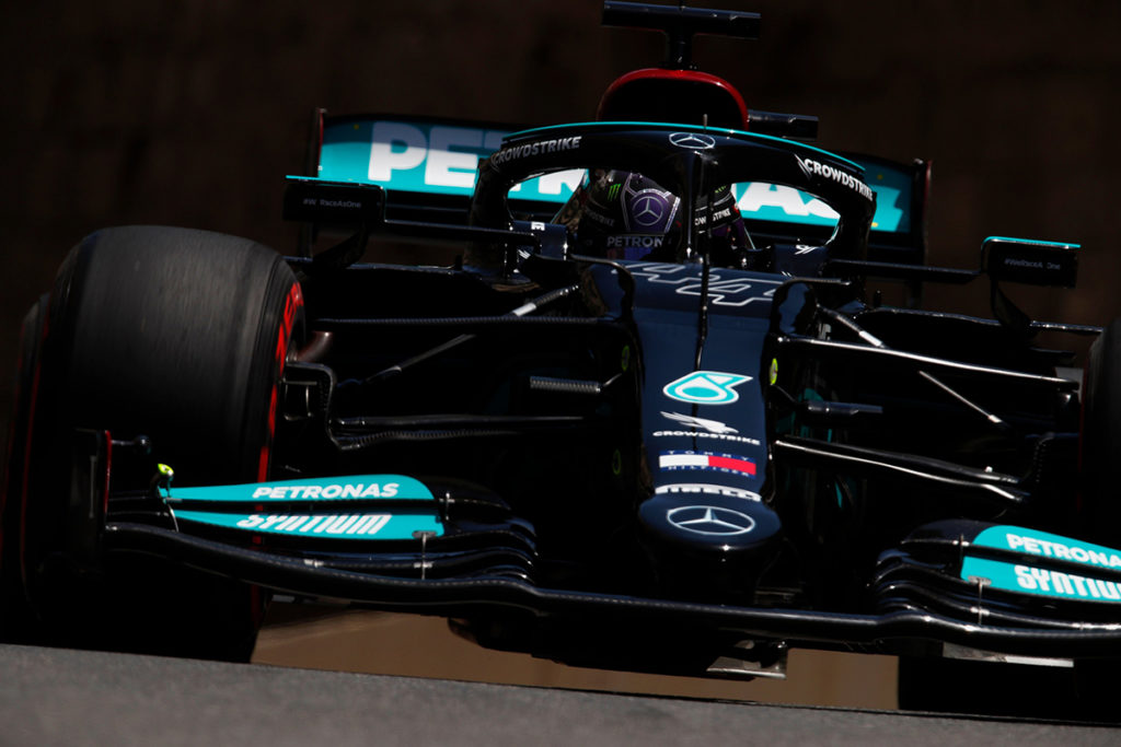 Formel 1 Lewis Hamilton Mercedes Aserbaidschan GP 2021 FP2