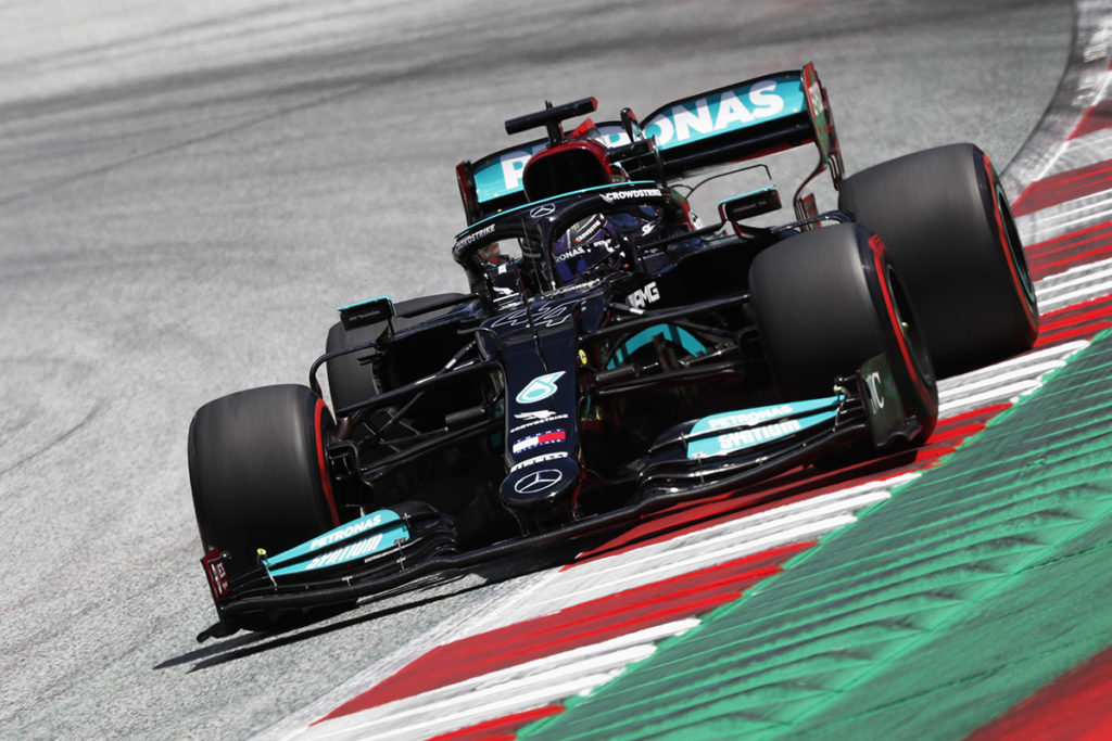 Formel 1 Lewis Hamilton Mercedes Steiermark GP Spielberg 2021 Quali