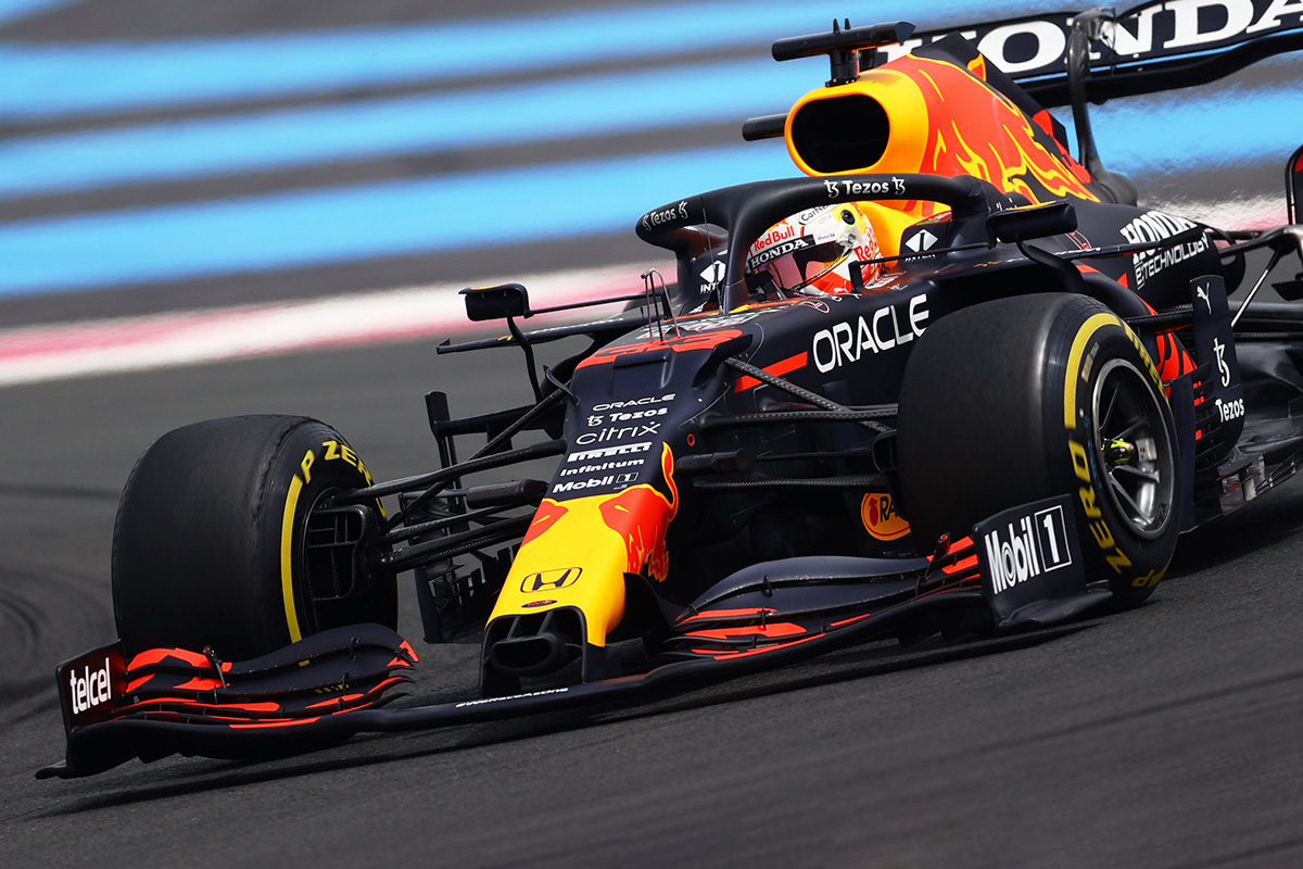 Formel 1 Max Verstappen Red Bull 2021 Frankreich GP Rennen