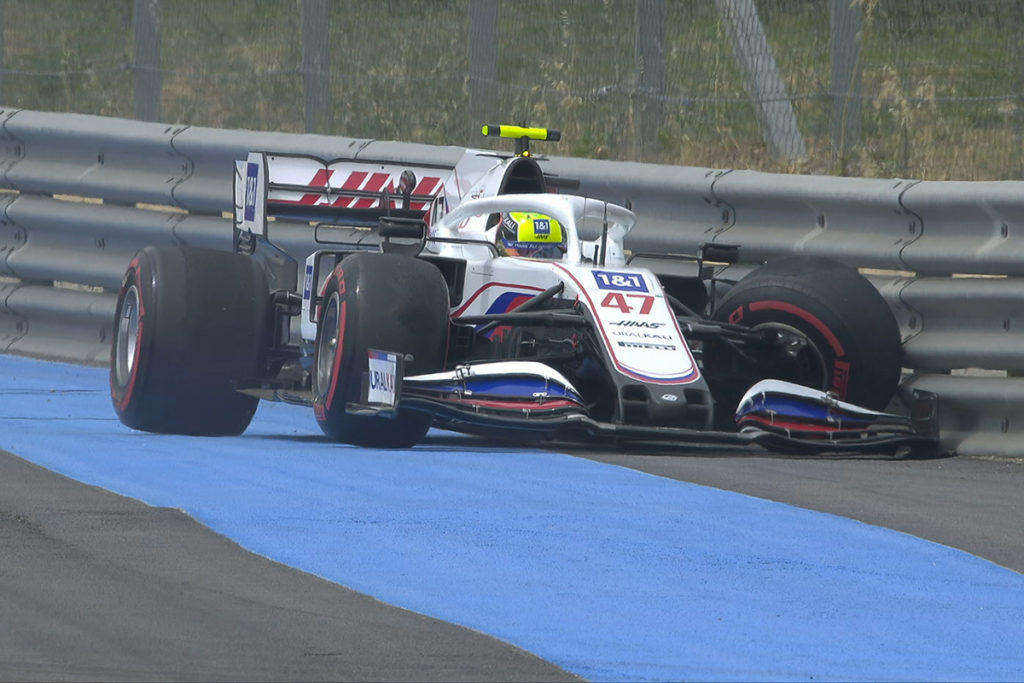 Formel 1 Mick Schumacher Frankreich GP Quali 2021 Crash