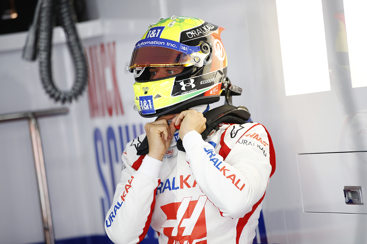 Formel 1 Mick Schumacher Haas Frankreich GP 2021 FP2