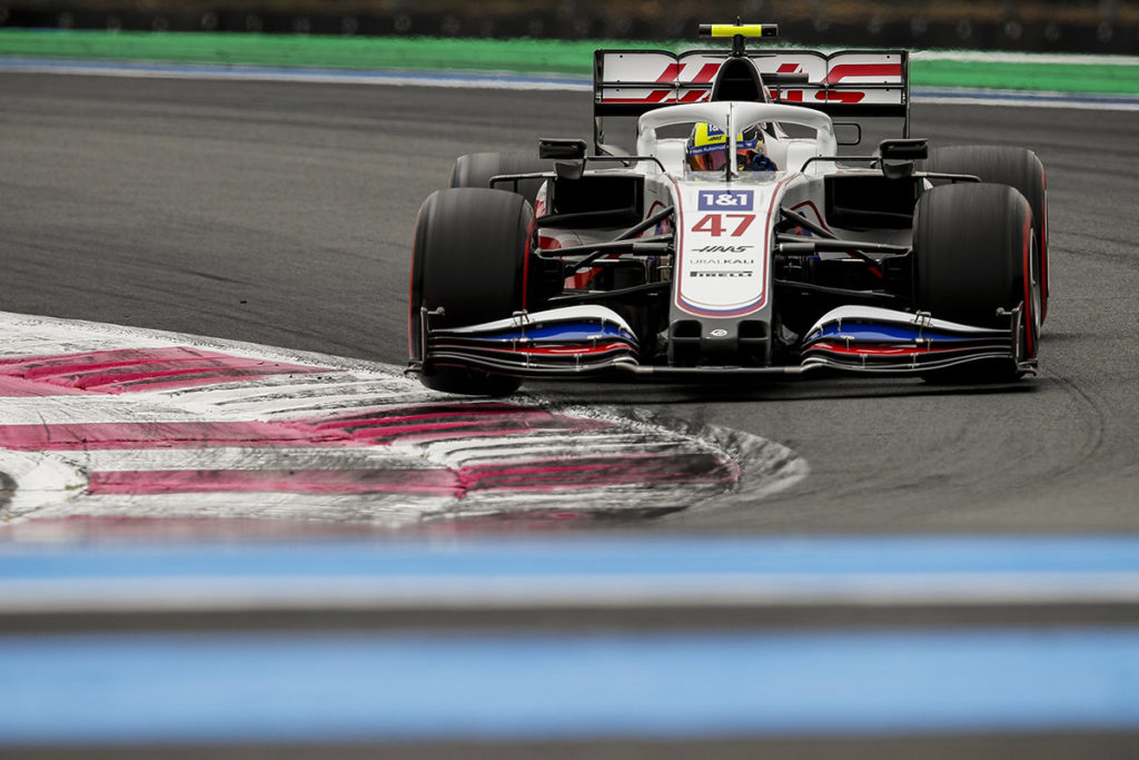Formel 1 Mick Schumacher Haas Frankreich GP 2021 Rennen