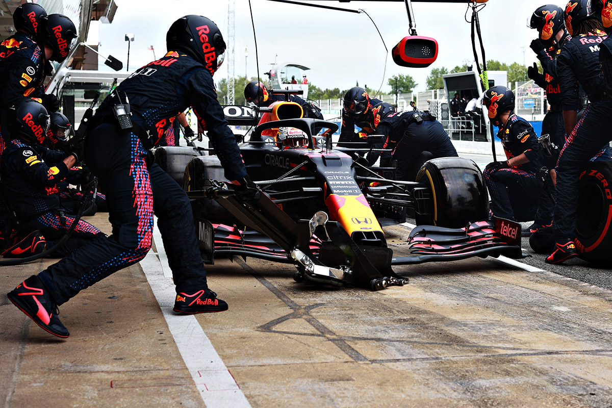 Formel 1 Red Bull Pitstop 2021 Verstappen