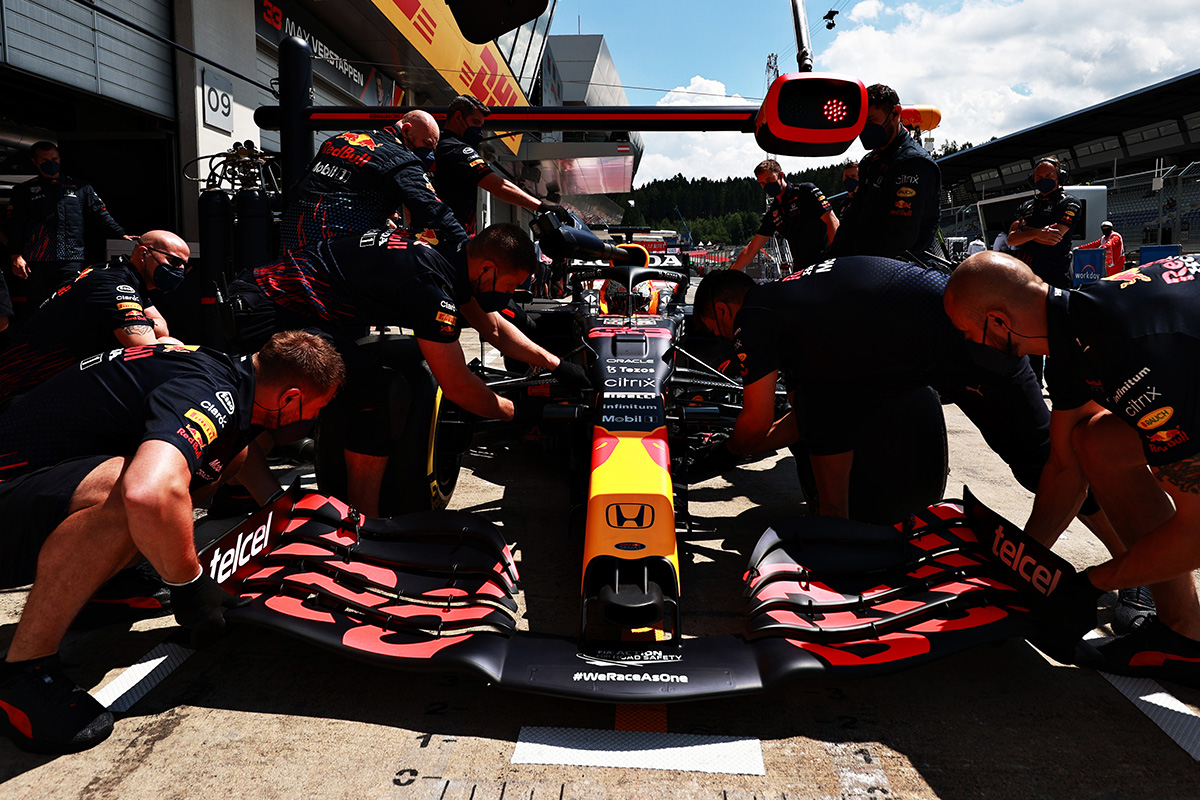 Formel 1 Red Bull Boxenstopp Spielberg 2021