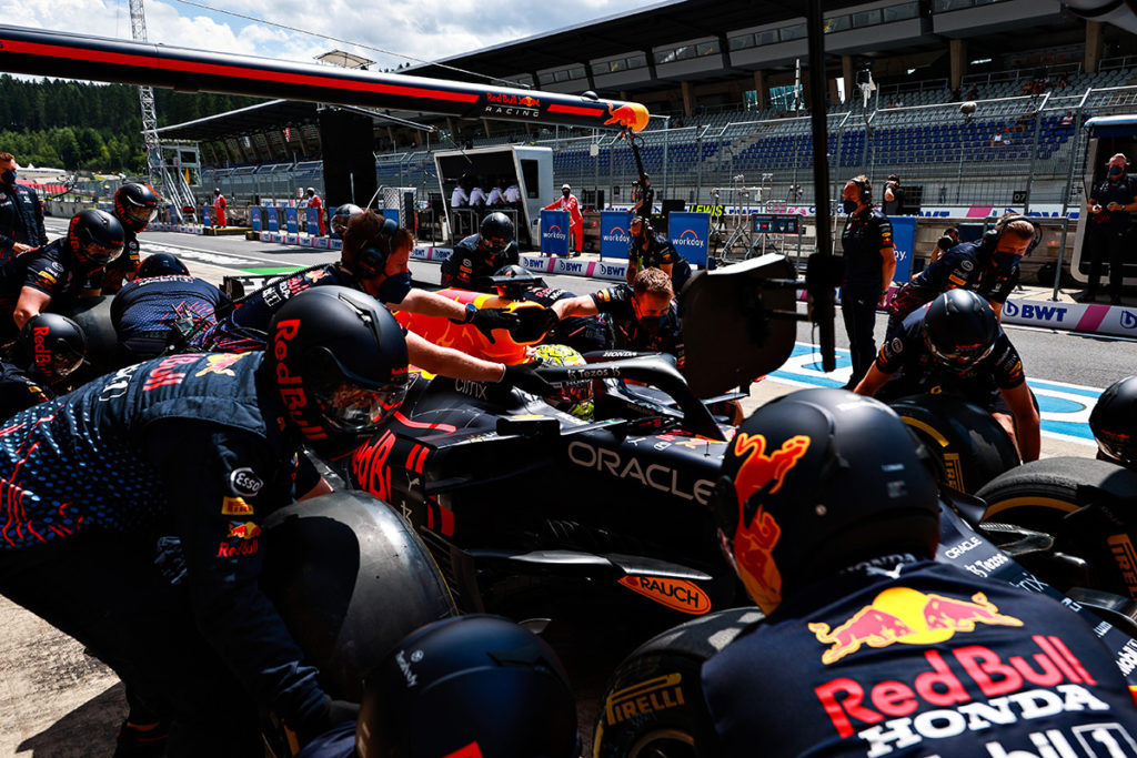 Formel 1 Red Bull Boxenstopp Spielberg 2021